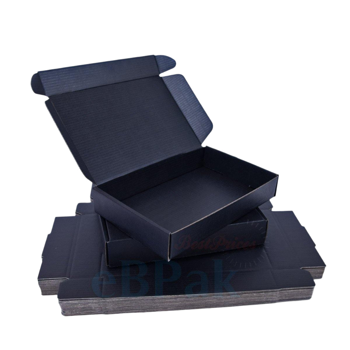 BoxMore Premium Full Black Mailing Box 220 x 145 x 35mm B192
