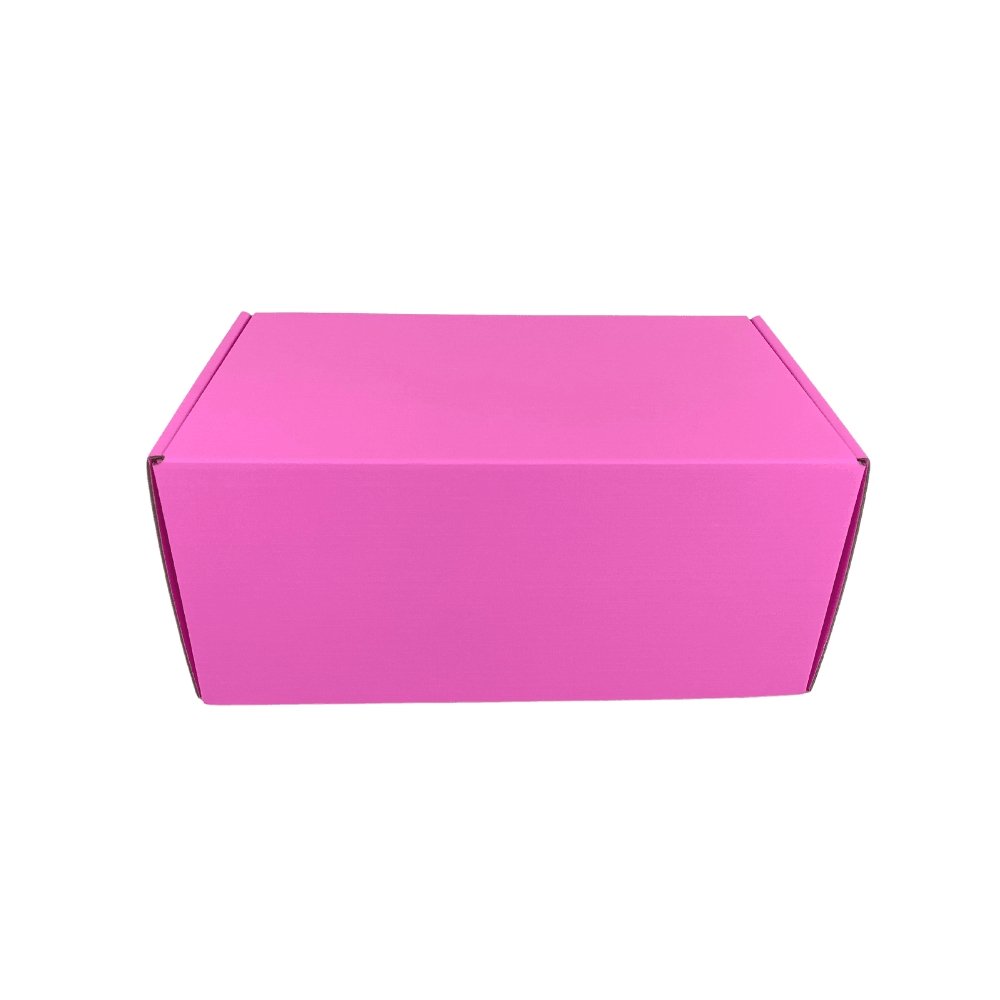 BoxMore 270 x 160 x 120mm Premium Full Hot Pink Tuck Mailing Box B264