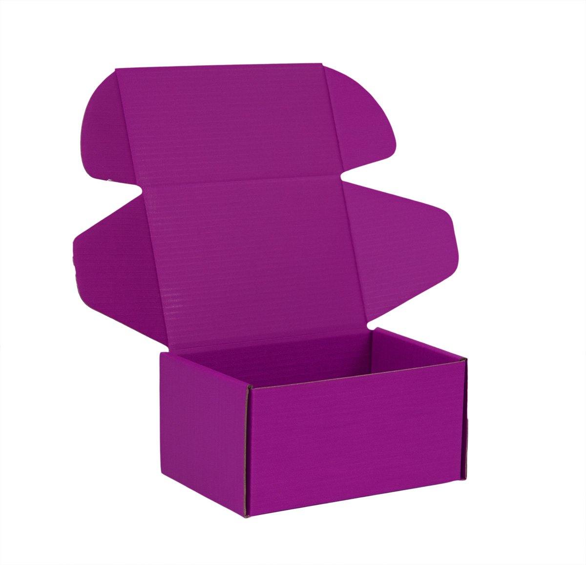 Premium Full Purple 220 x 160 x 77mm Tuck Mailing Box B270