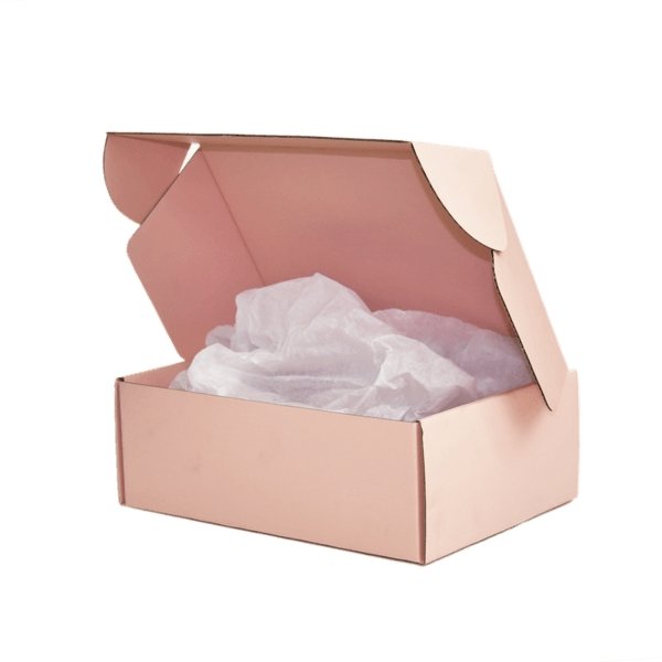 Premium Full Rose Pink 150 x 100 x 75mm B308 Tuck Front Mailing Box