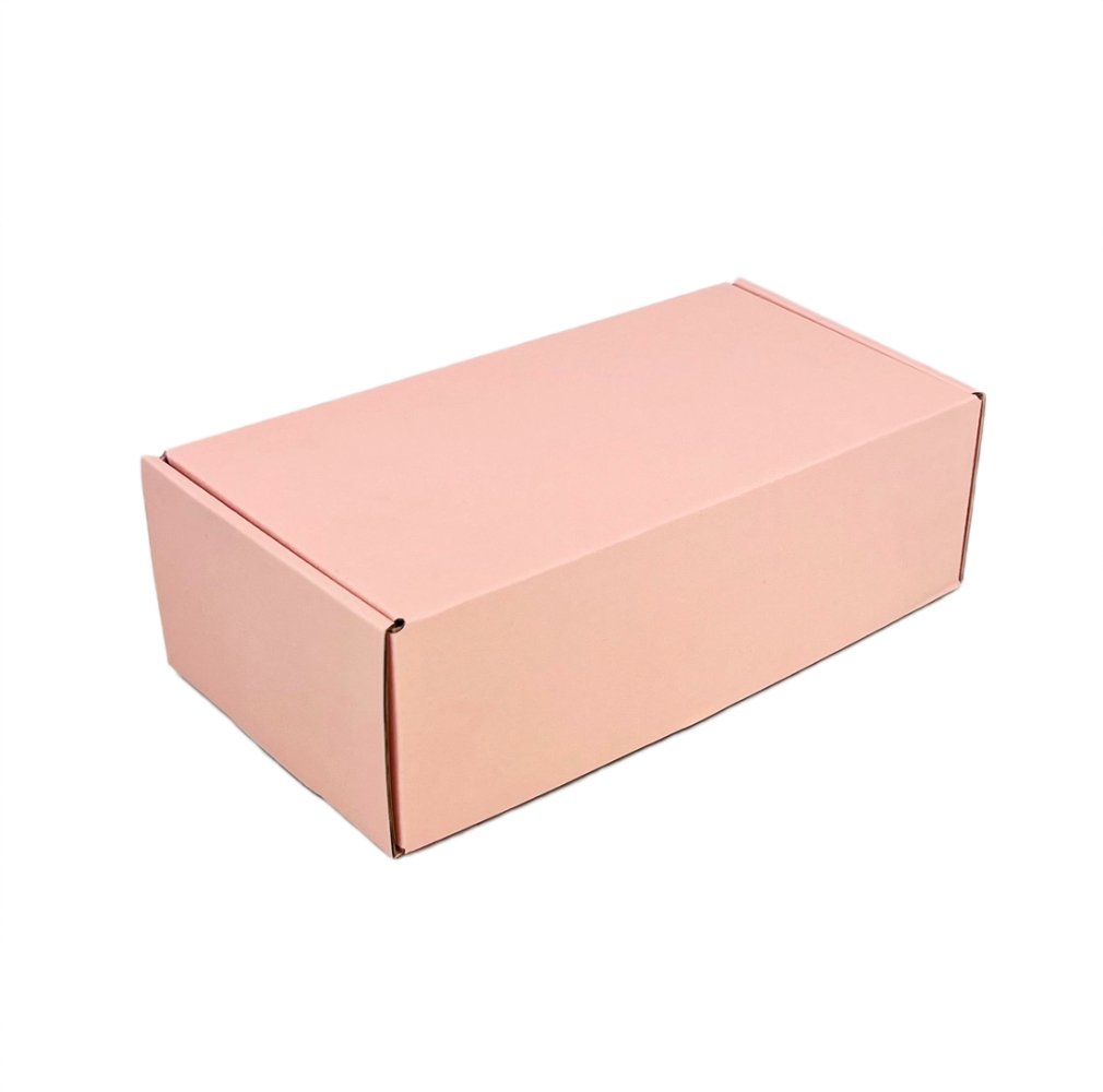 240 x 125 x 75mm Premium Full Rose Pink Mailing Box B309