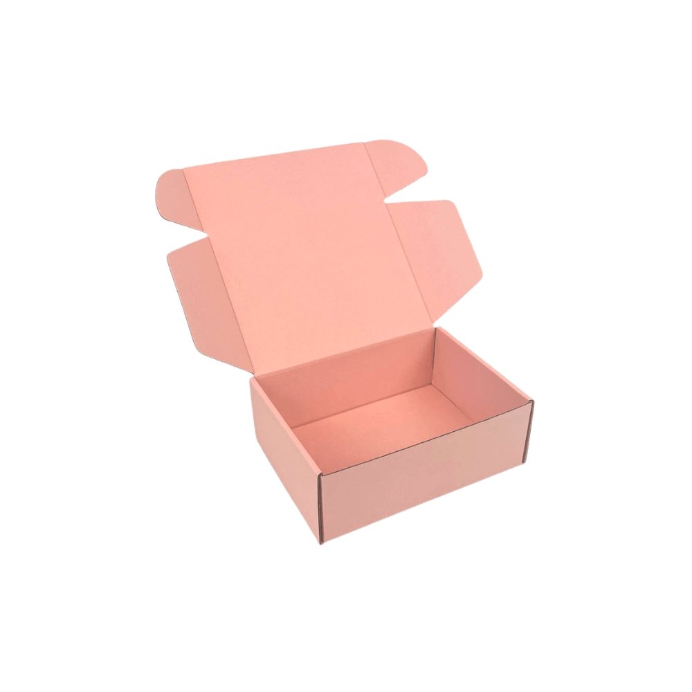 Premium Full Rose Pink Tuck Mailing Box 174 x 128 x 53mm B357