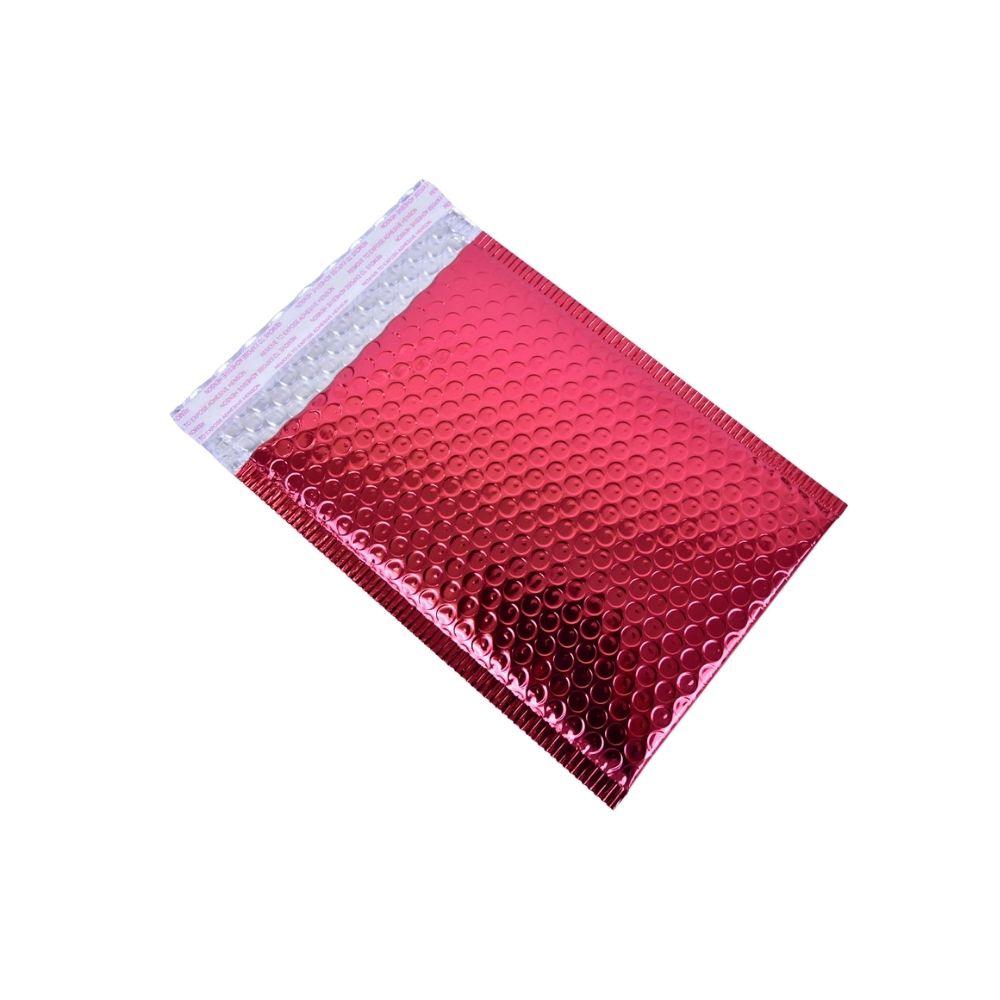 Red Metallic Bubble Mailer 01 160mm x 230mm