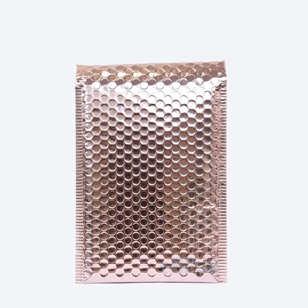 Rose Gold Metallic Bubble Mailer 01 160mm x 230mm