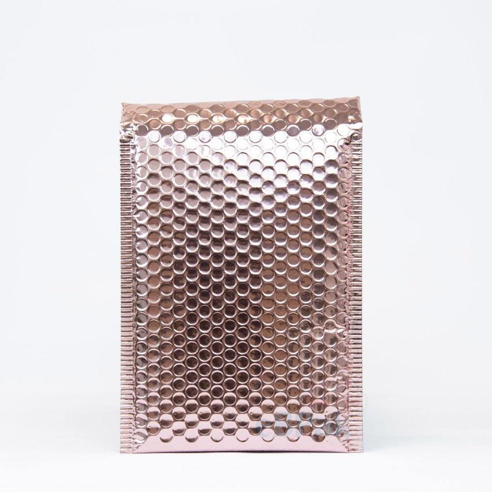Rose Gold Metallic Bubble Mailer 02 210mm x 290mm