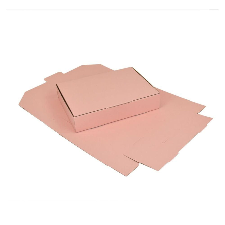 270 x 200 x 55mm Die cut Rose Pink Mailing Box B376