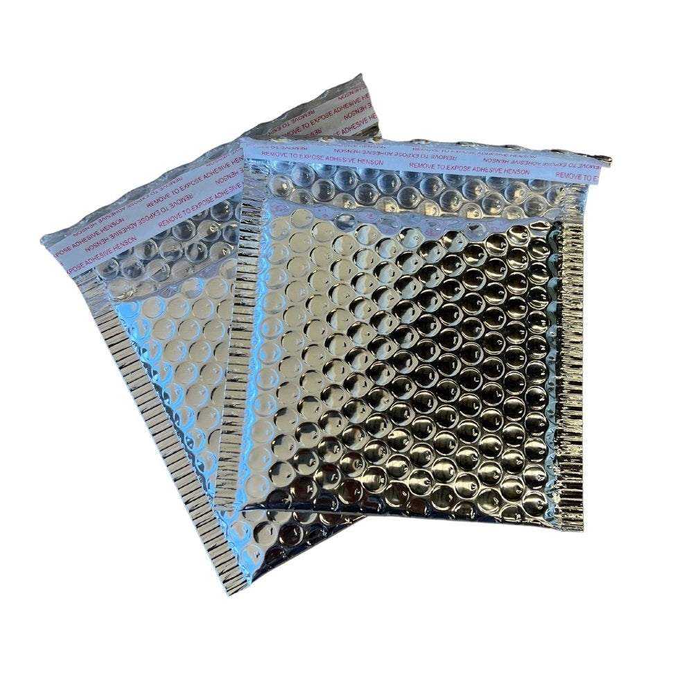 Silver Metallic Bubble Mailer 00 130 x 130mm eBPak