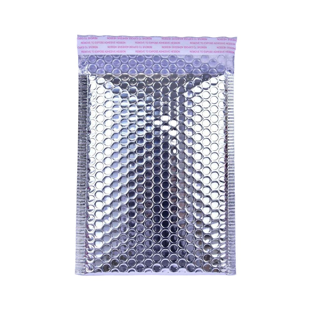Silver Metallic Bubble Envelope 01 160mm x 230mm