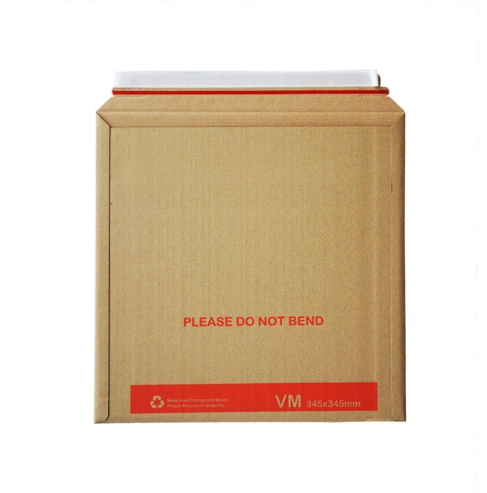 Vinyl Record Rigid Mailer 345 x 345mm for LP 33 rpm 12 inch