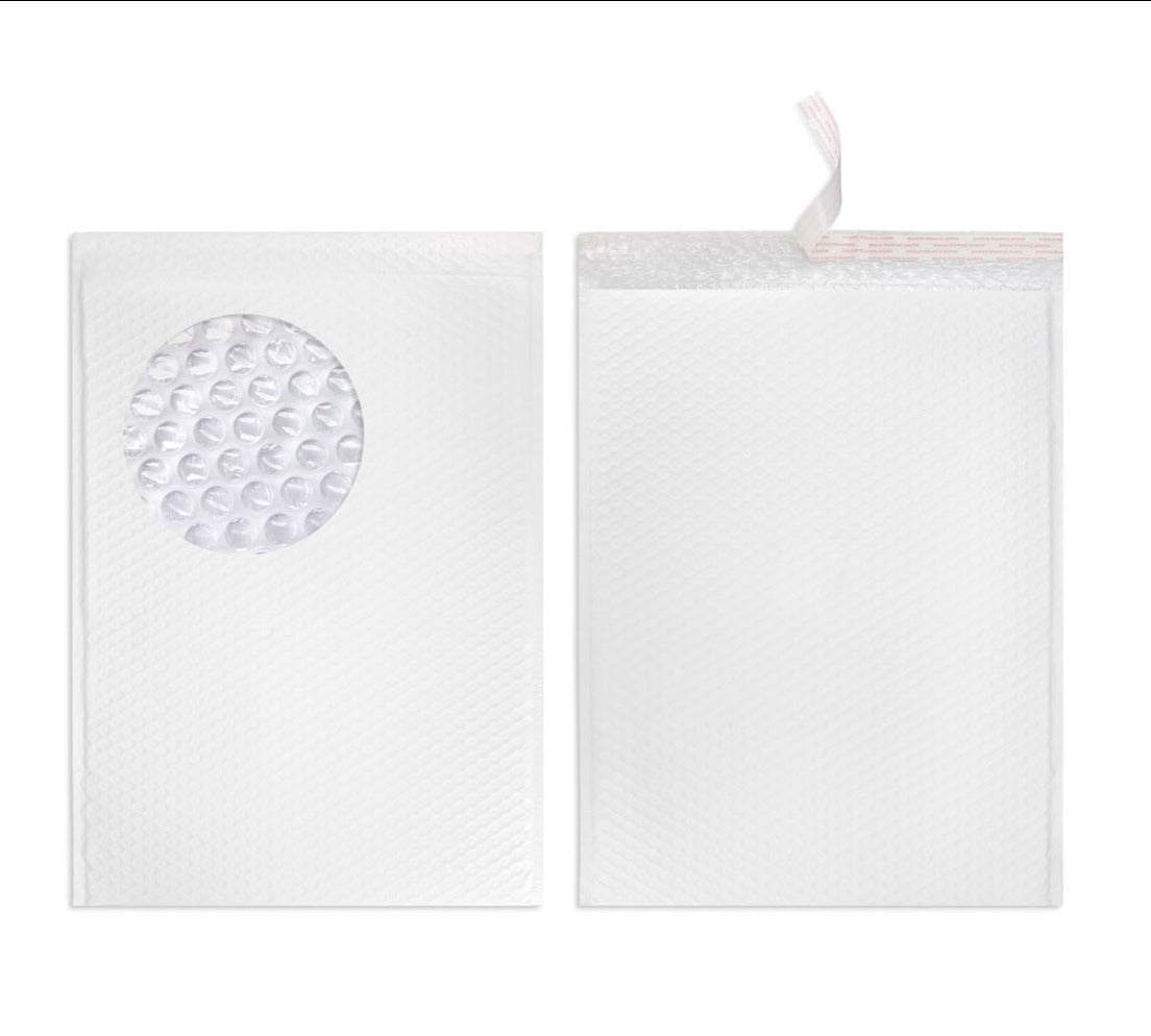 White Poly Bubble Mailer G0B 120mm x 180mm 0B Padded Mailer PolyGO