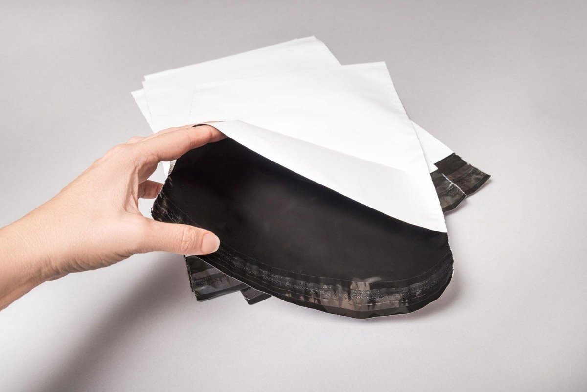 Wholesale 310mm x 405mm 03 Poly Mailing Courier Satchel White eBPak