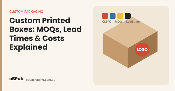 Custom printed boxes: MOQs, lead times and costs explained