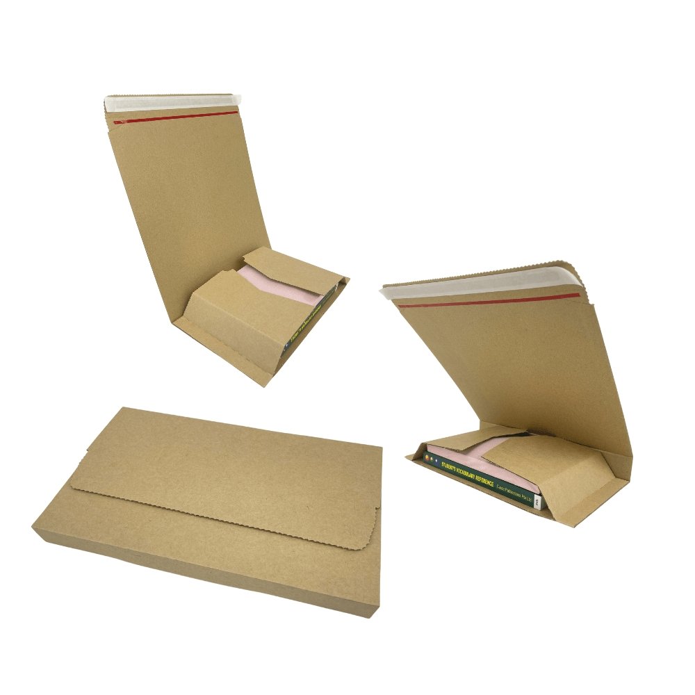 Cardboard Book Wrap Mailer