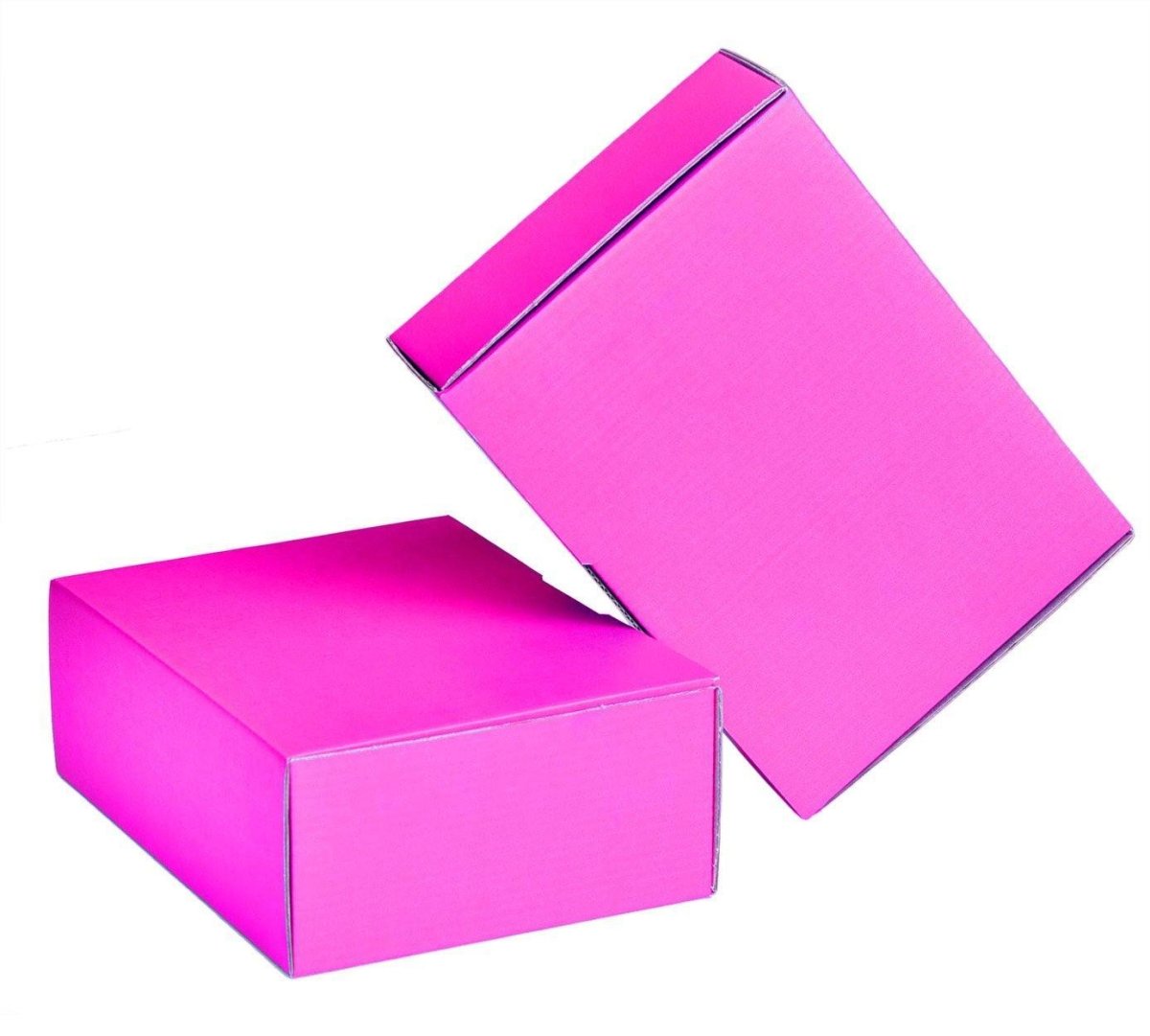 Hot Pink Diecut Mailing Boxes