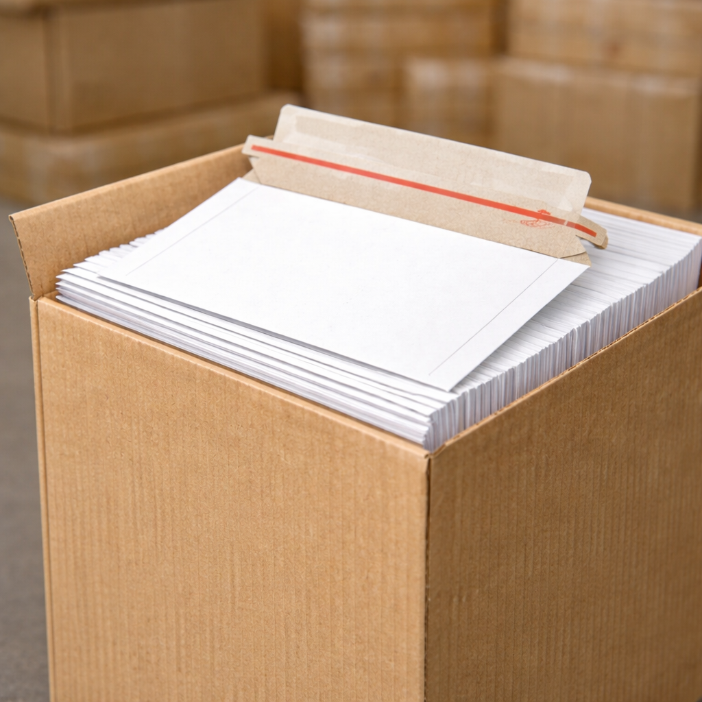 Wholesale Card Envelope DLX 130mm x 240mm 300gsm Tough Bag x5000