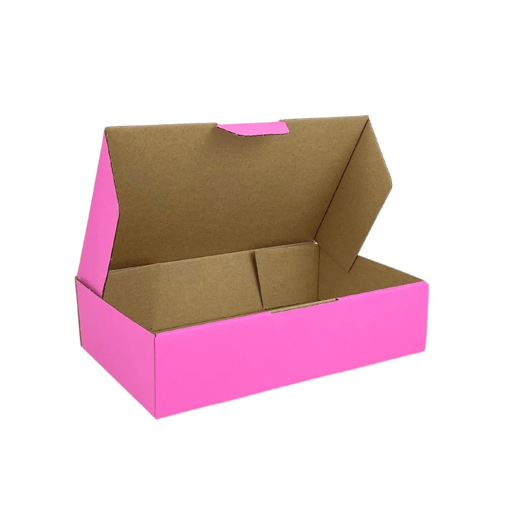 240 x 150 x 60mm Premium Tuck Full Hot Pink Mailing Box B261