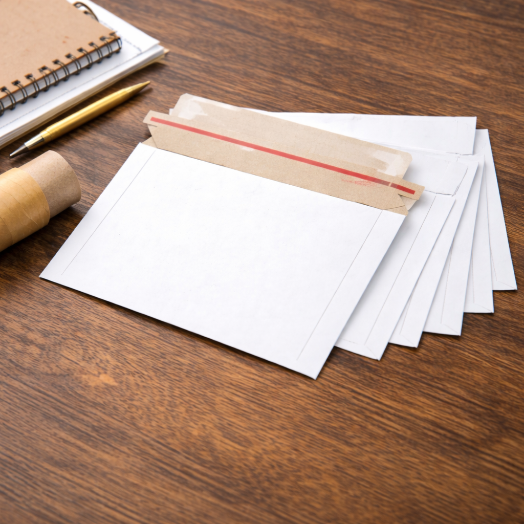 Wholesale Card Envelope DLX 130mm x 240mm 300gsm Tough Bag x5000