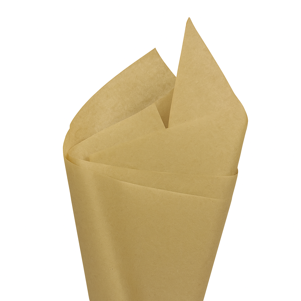 Tissue Paper 50cm x 70cm Gift Wrapping Paper Acid Light Brown TP032