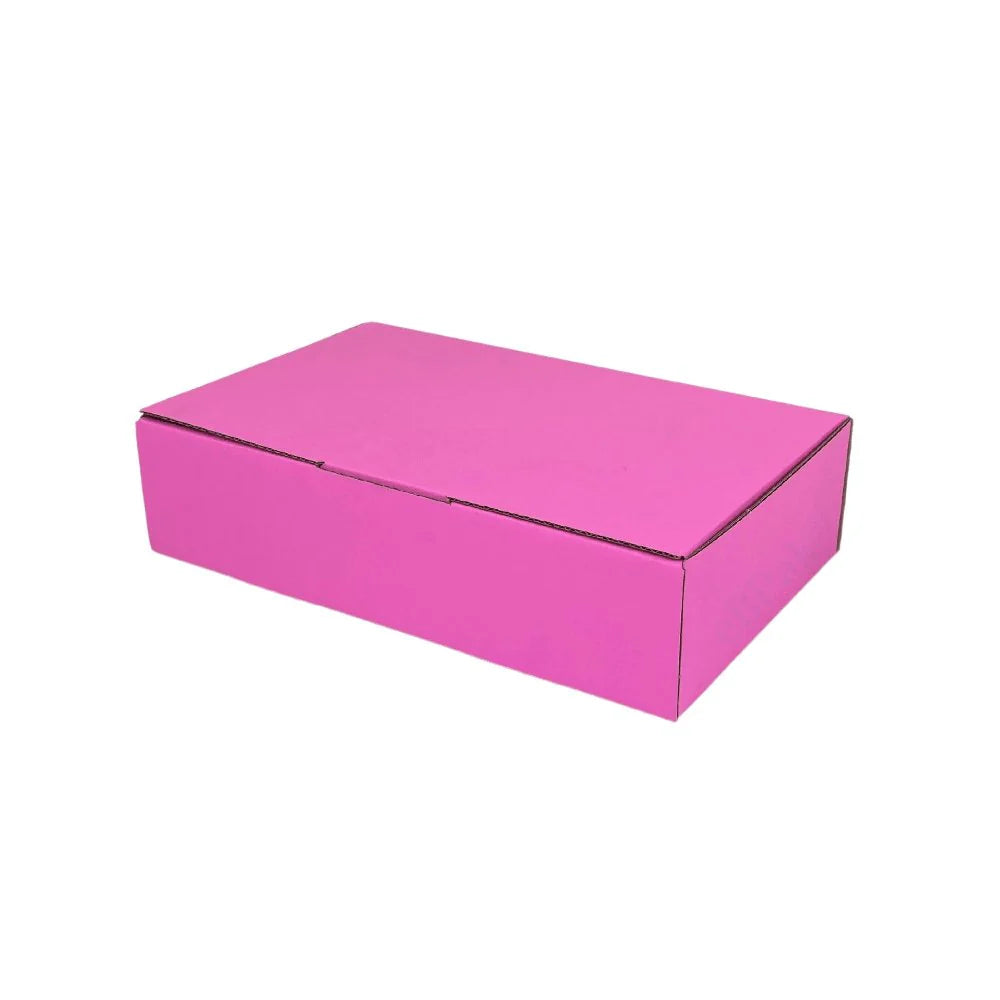 240 x 150 x 60mm Premium Tuck Full Hot Pink Mailing Box B261