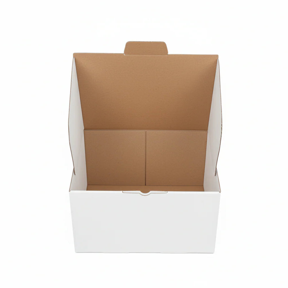 230 x 150 x 80mm Die cut White Mailing Box B201