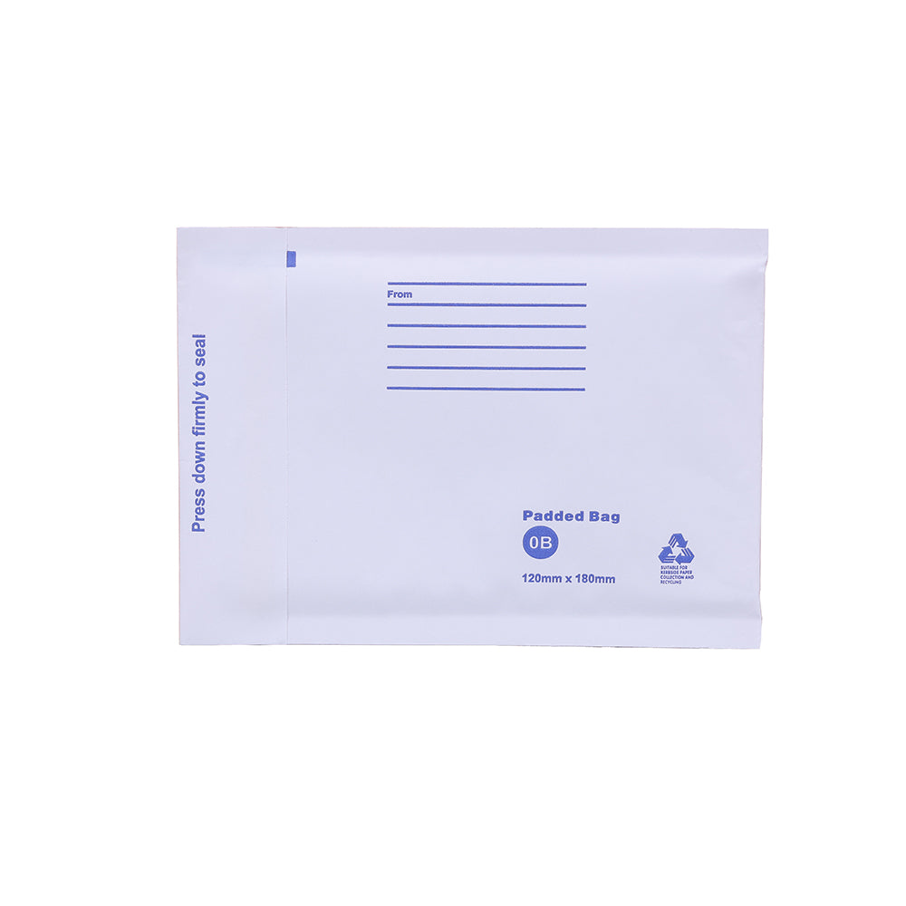 BubblePRO Bubble Padded Mailer 0B 120 x 180mm White