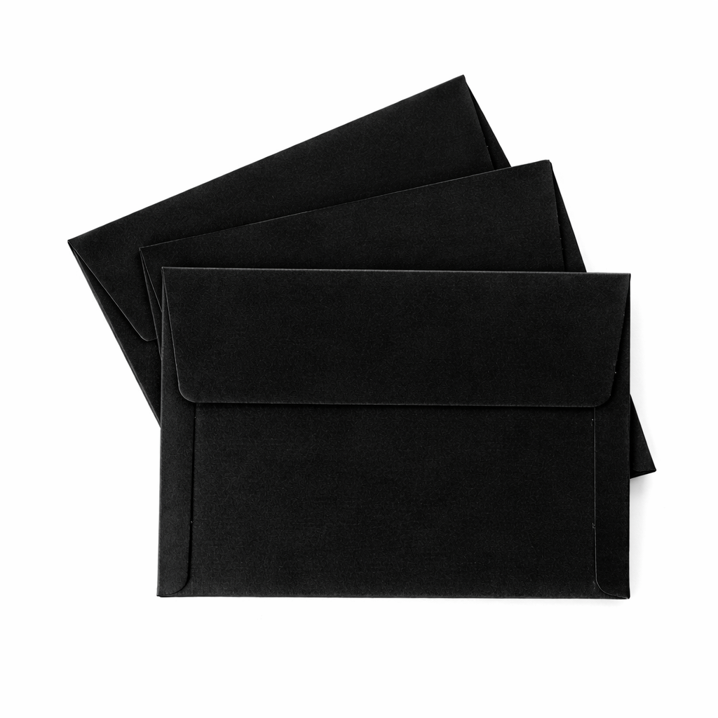 A3 Rigid Envelope 330mm x 450mm Corrugated Board Full Black