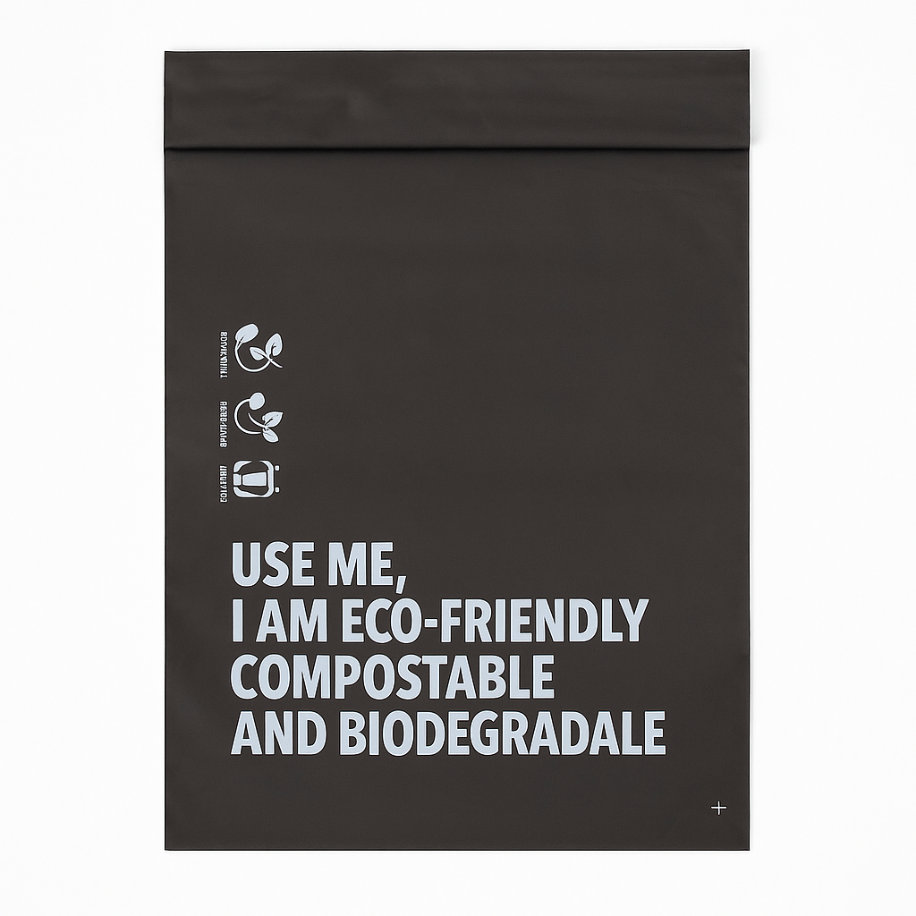 100% Compostable Courier Satchel 02 255mm x 330mm