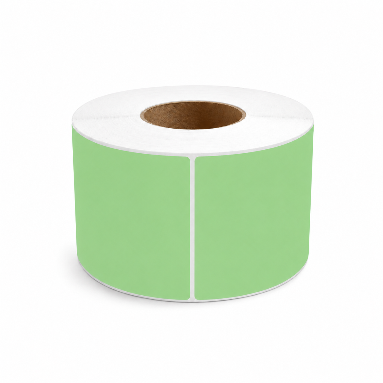 Light Green Direct Thermal Label 100 x 150mm 76mm core 1000 Per Roll A281