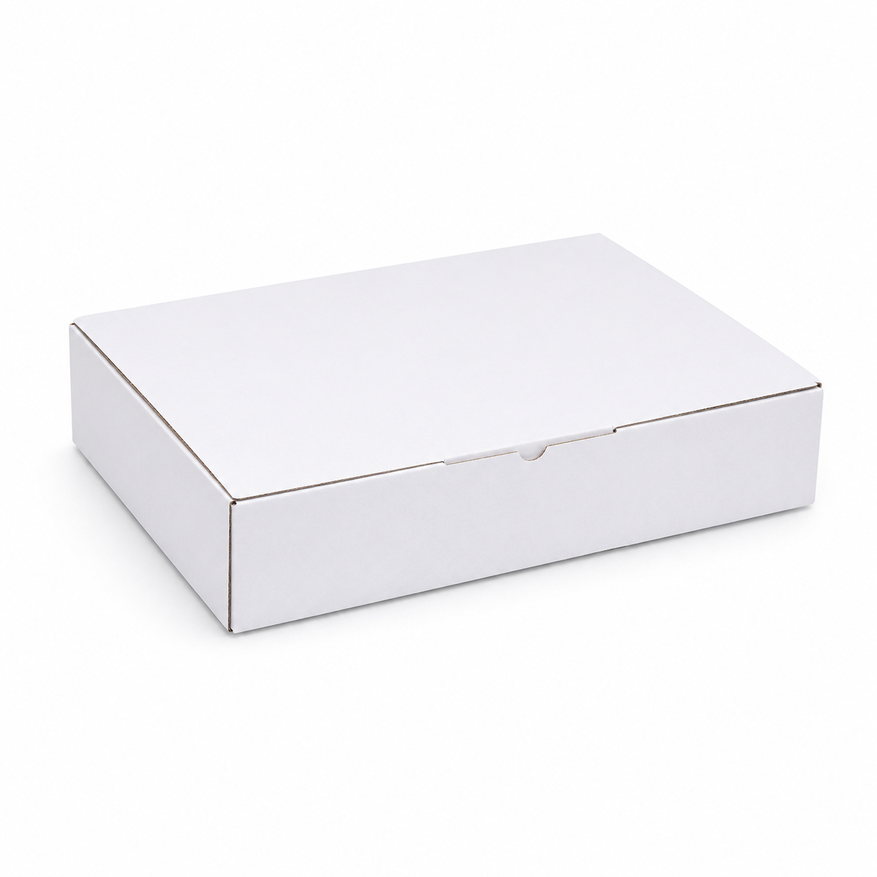 100pcs 310 × 220 × 35mm A4 White Die cut Mailing Boxes B544