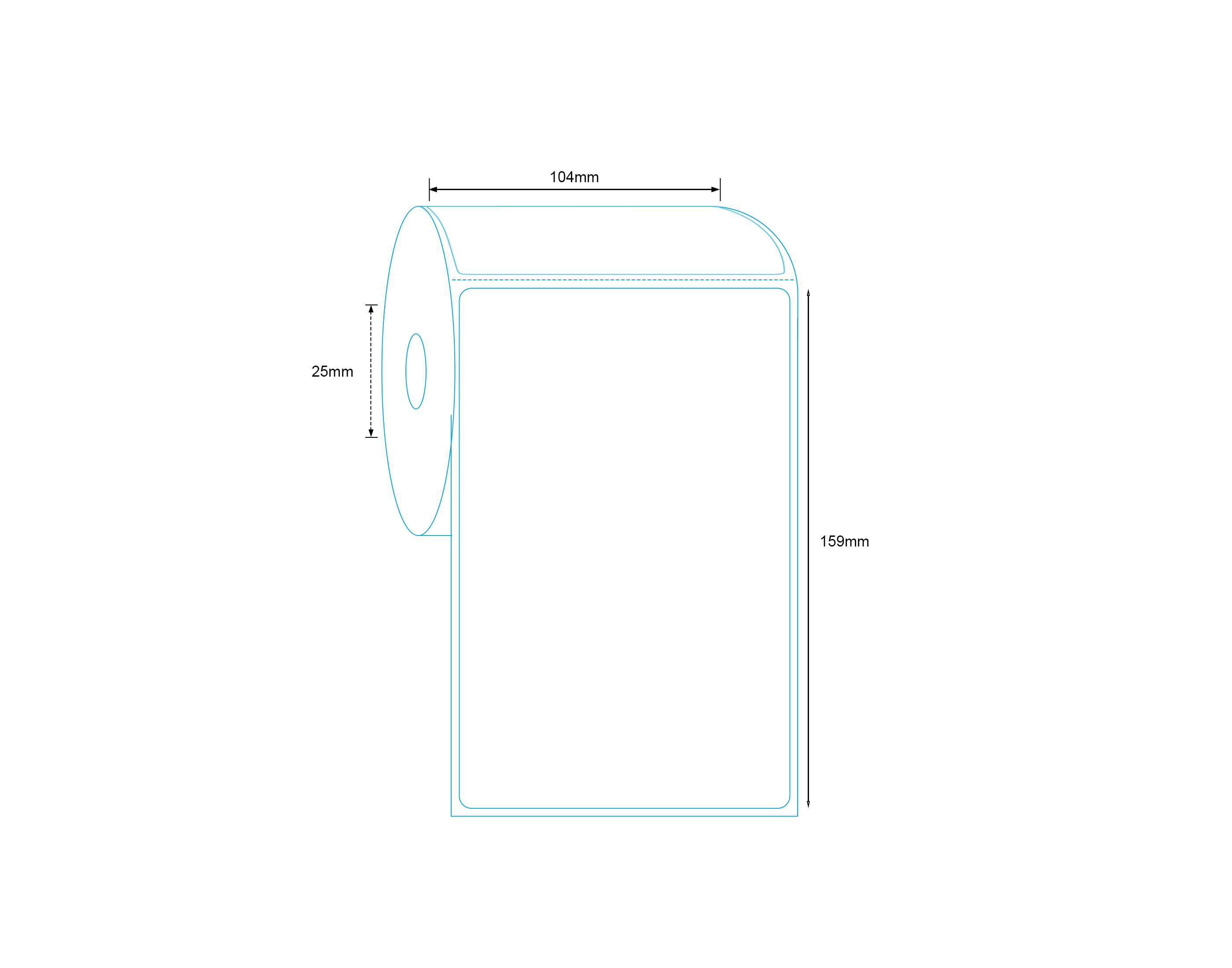 Shipping Labels 104 x 159mm Compatible Dymo 4XL S0904980