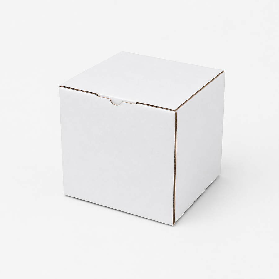 115 x 80 x 100mm Die Cut White Mailing Box B532