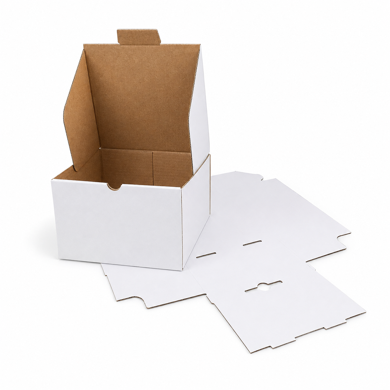 White Die Cut Mailing Box 150 x 150 x 100mm B535