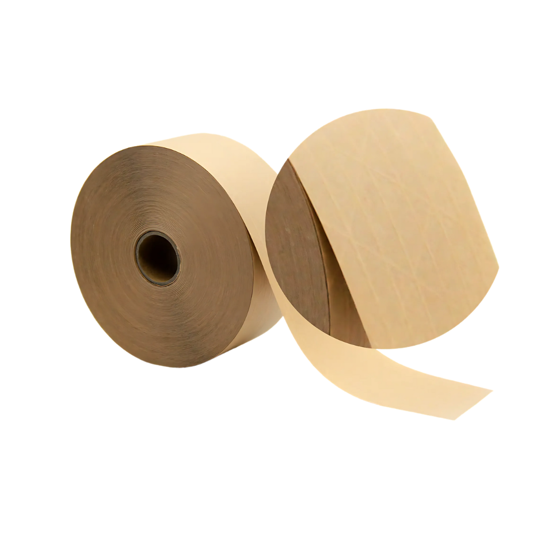 Water Activated Reinforced Gummed Kraft Paper Tape 60mm x 305m x6