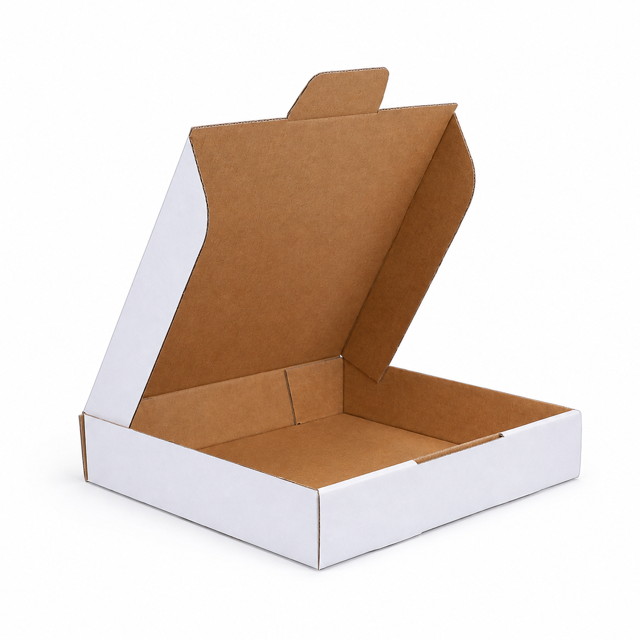 180 x 180 x 45mm Die cut White Mailing Box B538 (Cubic 500g)