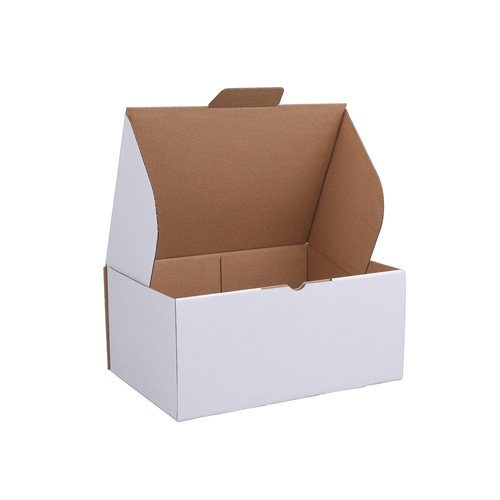 220 x 160 x 100mm A5 Die cut White Mailing Box B40