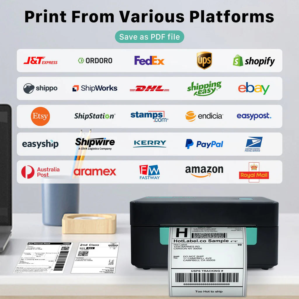 M9HD Mini Thermal Label Printer 300DPI
