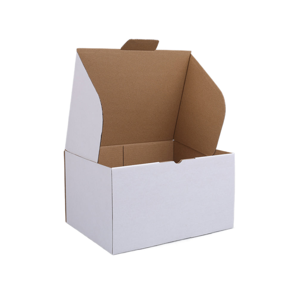 230 x 180 x 130mm Die cut White Mailing Box B153