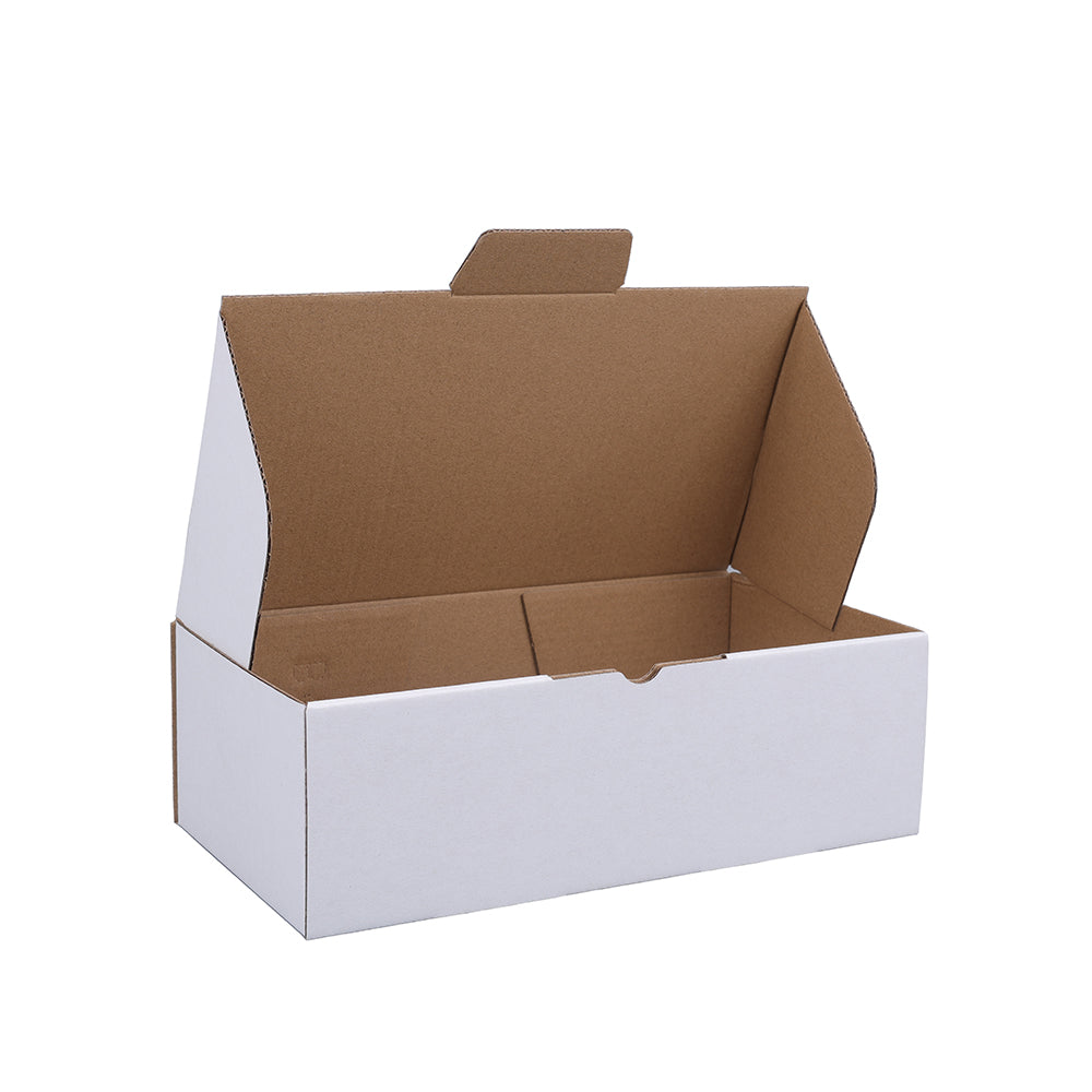 Wholesale 240 x 125 x 75mm Diecut White Mailing Box B4