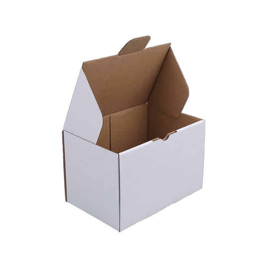 100pcs Mailing Box 150 x 100 x 100mm Diecut White B46