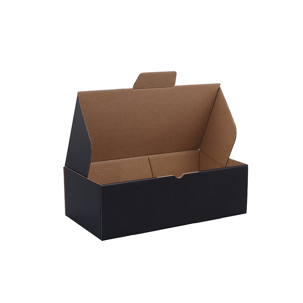 240 x 125 x 75mm Die cut Black Mailing Box B52