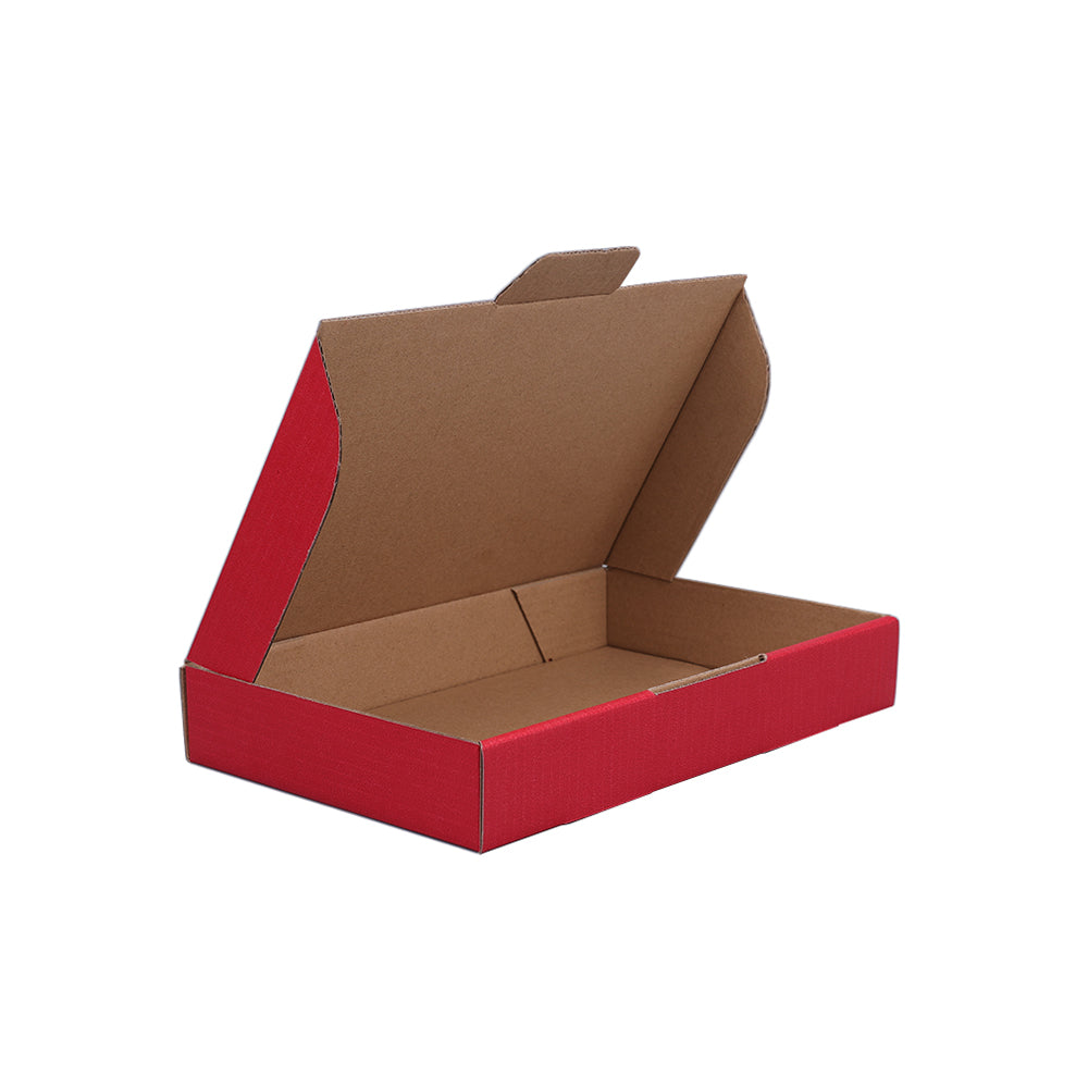 220 x 145 x 35mm Die cut Red Mailing Box B171