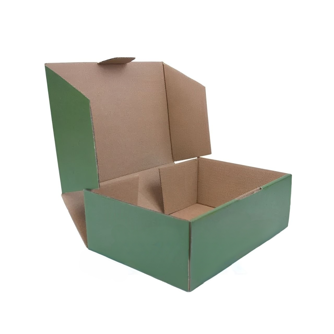 310 x 230 x 105mm A4 Die cut Green Mailing Box B60