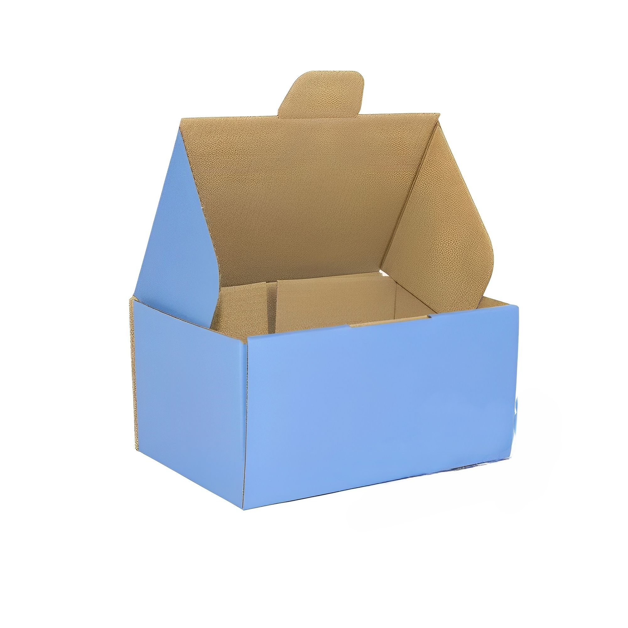 310 x 230 x 105mm A4 Die cut Blue Mailing Box B62