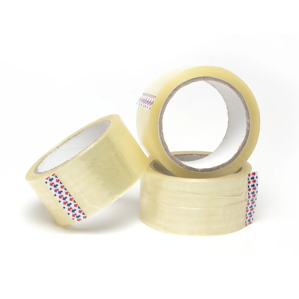 Starter Pack - Clear Packing Tape 48mm x 75m x12 Rolls