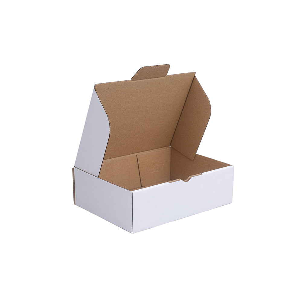 174 x 128 x 53mm Die Cut White Mailing Box B17