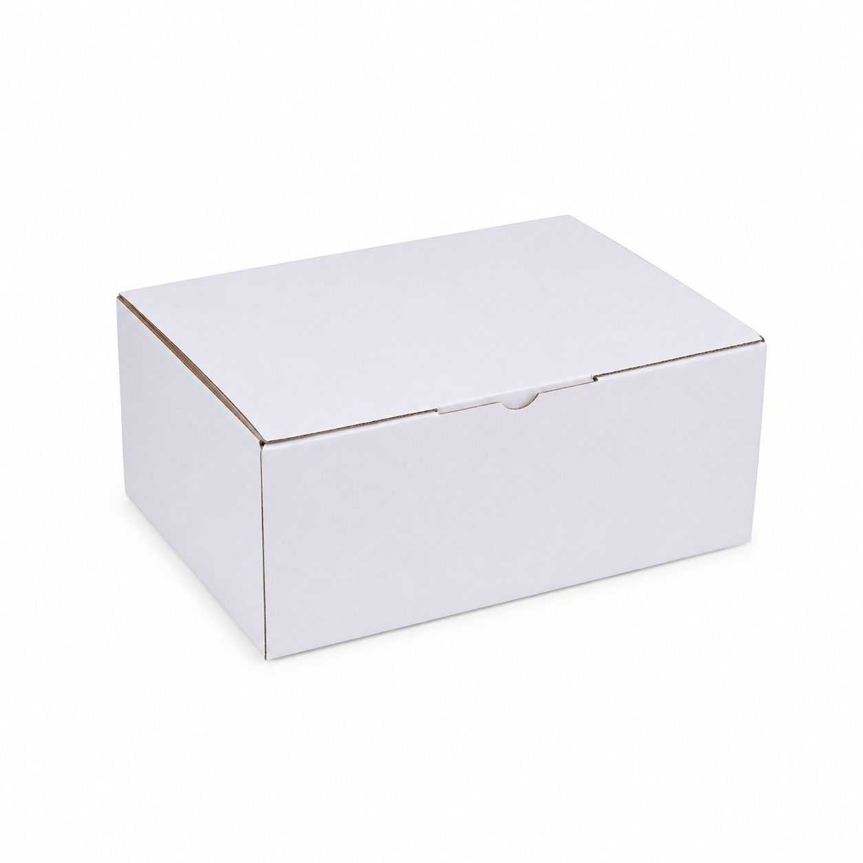 200 x 140 x 80mm Die cut White Mailing Box B540