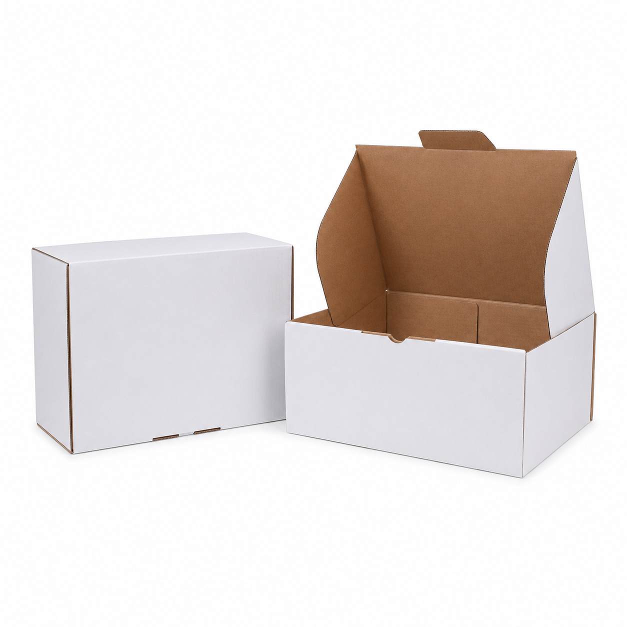 200 x 140 x 80mm Die cut White Mailing Box B540