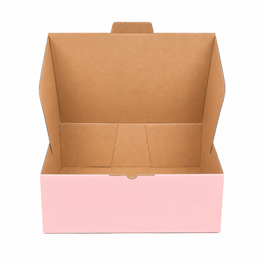 220 x 160 x 77mm A5 Die cut Rose Pink Mailing Box B284