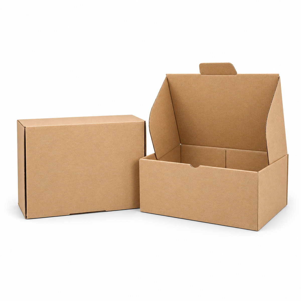 220 x 160 x 100mm A5 Die cut Brown Mailing Box B136