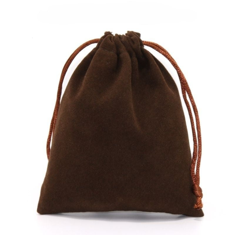 Velvet Bag 120 x 150mm Brown M307 x 200pcs